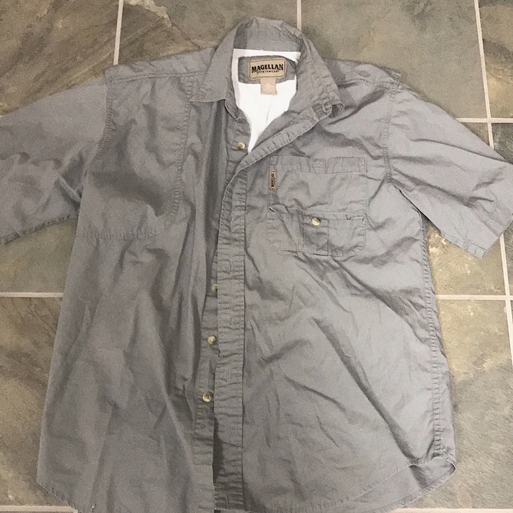 Magellan Sportswear Fishing Shirt in Olive Green